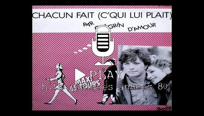 Chagrin d'amour Chacun fait (c'qui lui plaÃ®t)