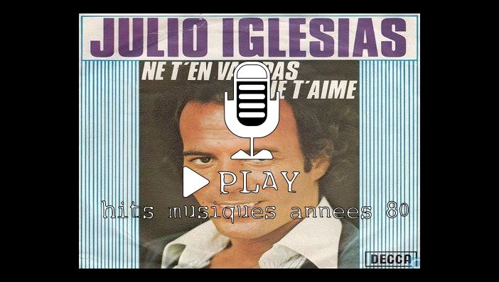 Julio Iglesias Ne T'en Va Pas Je T'aime