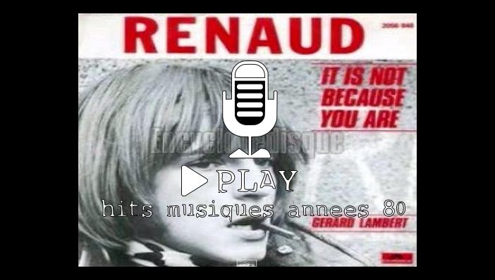 Renaud It Is Not Because You Are
